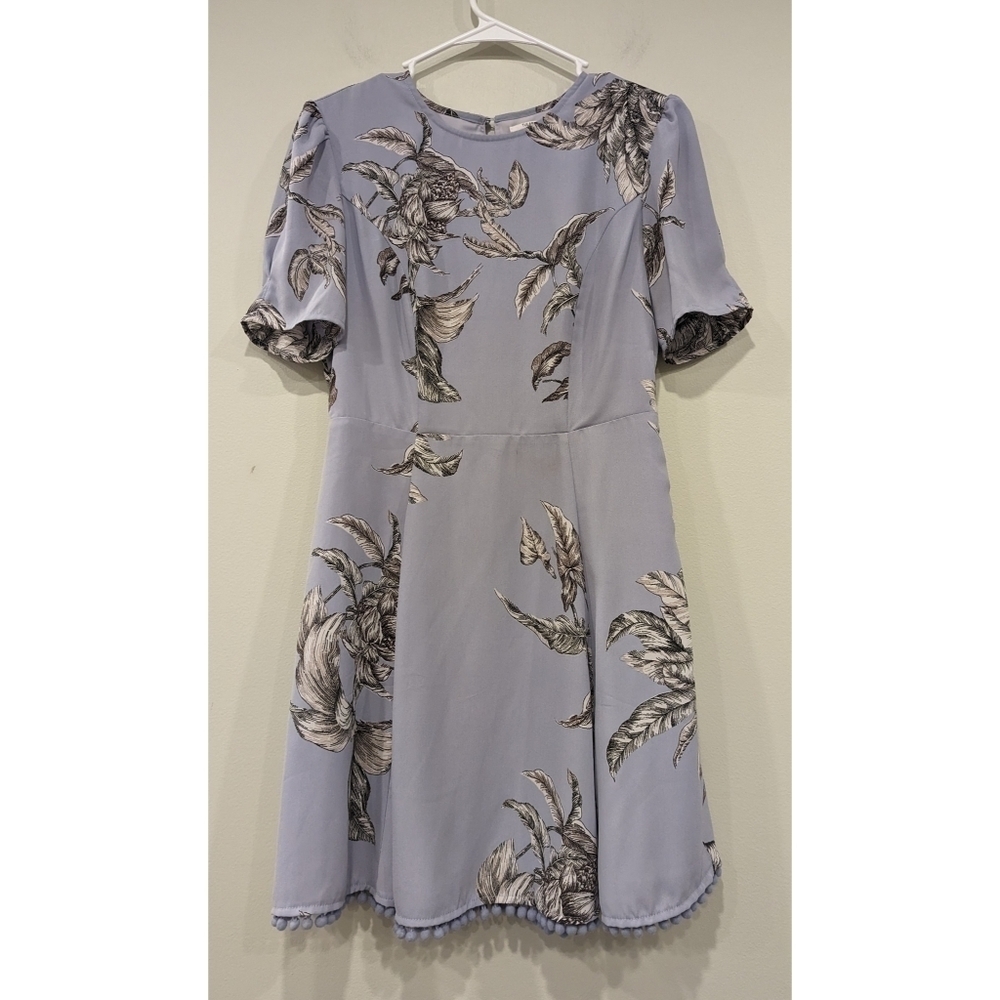Tularosa Iris Dress in Chambray Size Zipper Size Small